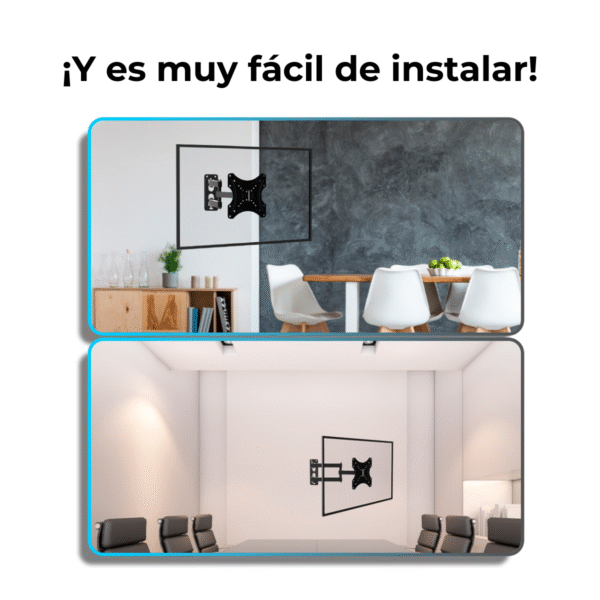 Soporte TV Móvil 14" a 42" – Flexibilidad Compacta y Firmeza Total - Imagen 7