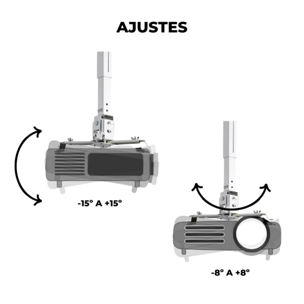 Soporte de Pared para Proyector – Precisión, Estabilidad y Alcance Variable - Imagen 7