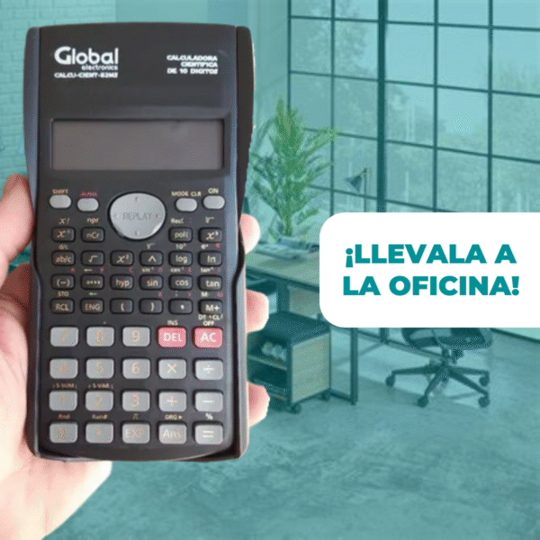 Calculadora Multifunción Científica de 10 Dígitos - Plástica 82MS-5 Negra - Imagen 6