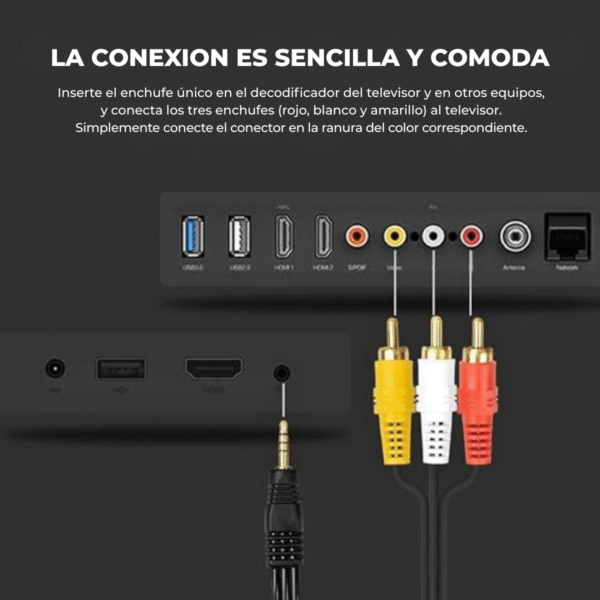 Cable RCA a Mini Plug Jack 3.5mm - Imagen 7