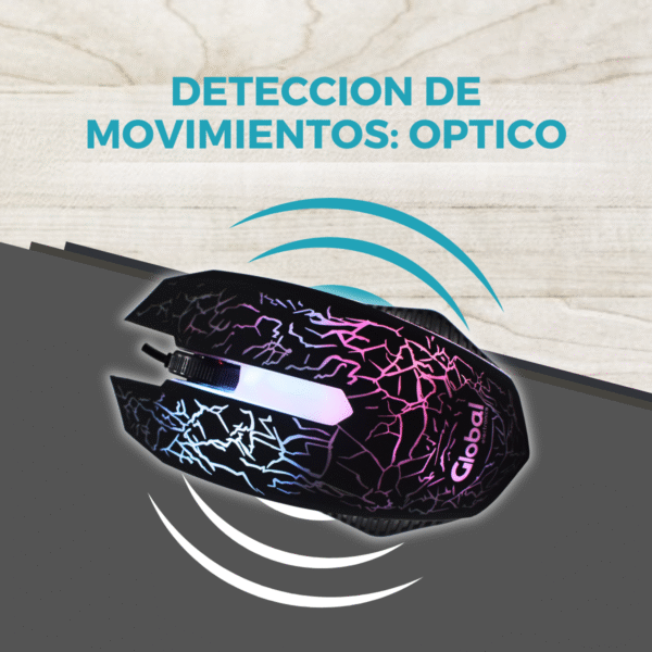 Combo Teclado + Mouse Gamer Luz Led Usb Retroiluminado KL102 - Imagen 10
