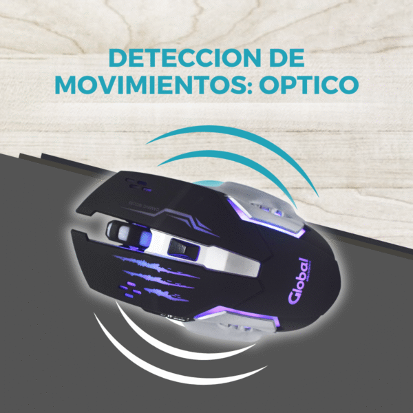 Teclado Gamer Metalico Retroiluminado Mouse 6d 3200dpi - Imagen 8