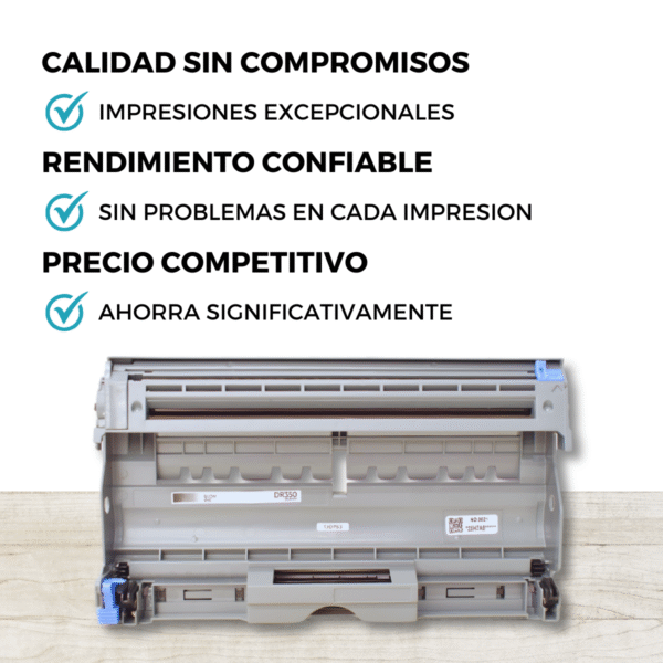 Drum DR350 Alternativo – Calidad Profesional para Impresoras Brother - Imagen 7