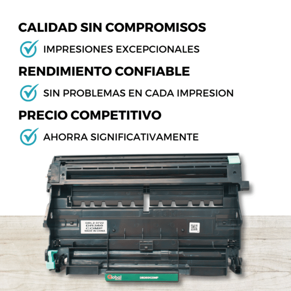 Drum Alternativo Para Brother Dr360 2140 2150 7040 7440 360 - Imagen 8