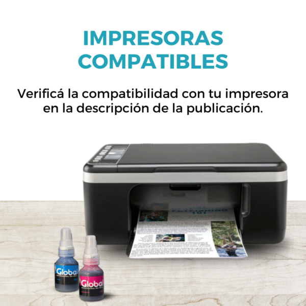 Tinta alternativa Brother T Series 5001/6001/D60 Colores Dye en botella dosificadora de 50 cm3 - Imagen 5