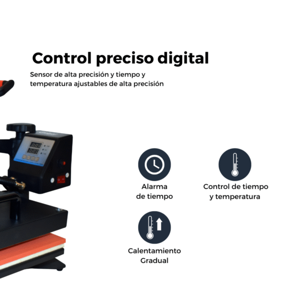 Plancha de Calor 8 en 1 Global Electronics – ¡La Estación de Sublimación Más Completa del Mercado! - Imagen 9