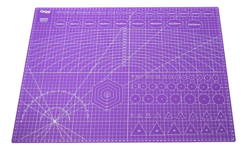 Plancha de Corte A2 60x45mm Color Violeta - Global Electronics (Caja x XX)