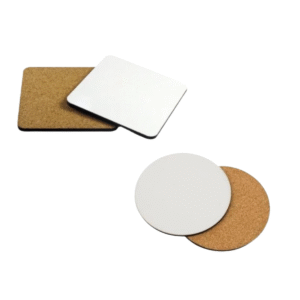 Posavasos para Sublimar de Madera MDF Cuadrado/Redondo
