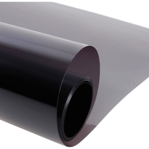 Film Polarizado Black Dyed VLT 5% Oscuro - 15% Intermedio - 35% Claro de 1.52 mt de ancho