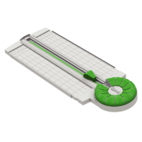 Cizalla Guillotina Corta Papel A4 300mm Rotativa 12 En 1