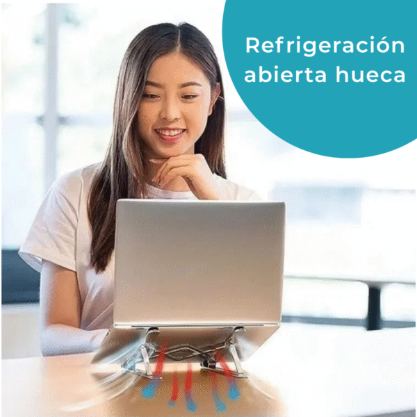 Soporte Ajustable Para Notebook Tablet Ergonomico Portátil - Imagen 5