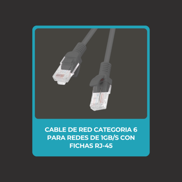 Cable de Red Categoria 6 para redes de 1GB/s con fichas RJ-45 de 5 mts - Imagen 6