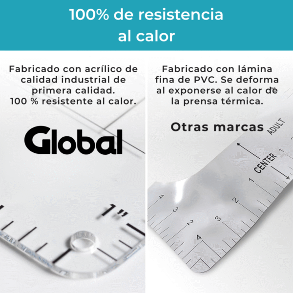 Regla Guía Para Centrar Sublimación De Remeras - Imagen 9