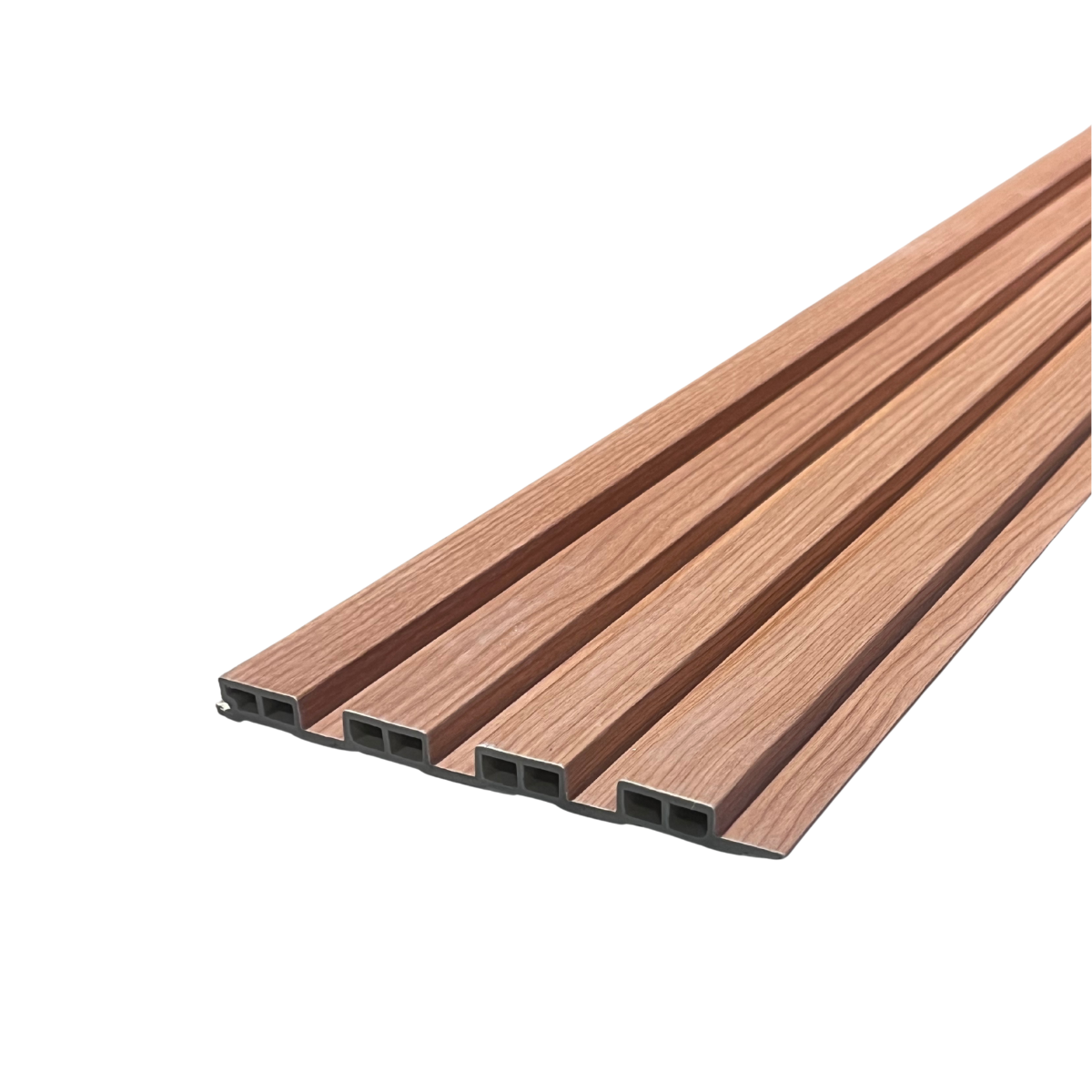 Revestimiento Wpc Panel vinílico Encastrable Color Teca