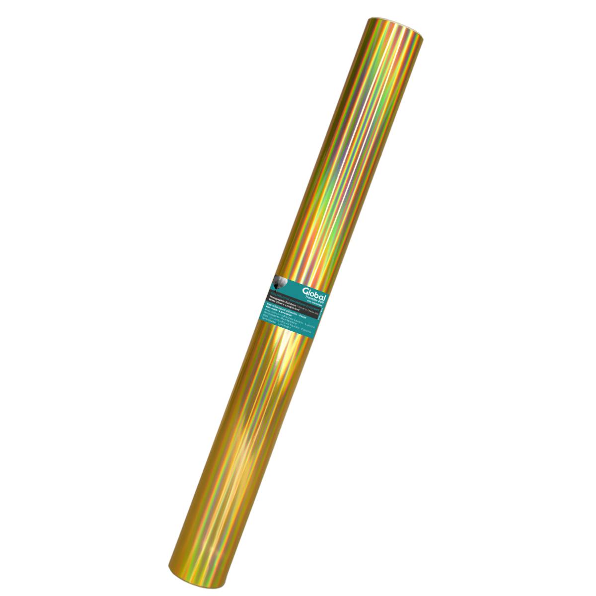 Foil Pet Holografico Metalizado Glossy de 32cm de ancho 12mic en rollo 6 mtrs (Total 1,92 m2) - Global Electronics