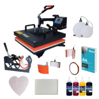 Plancha Sublimadora Estampadora 30x38 5en1 + Regalo Kit inicial de sublimación