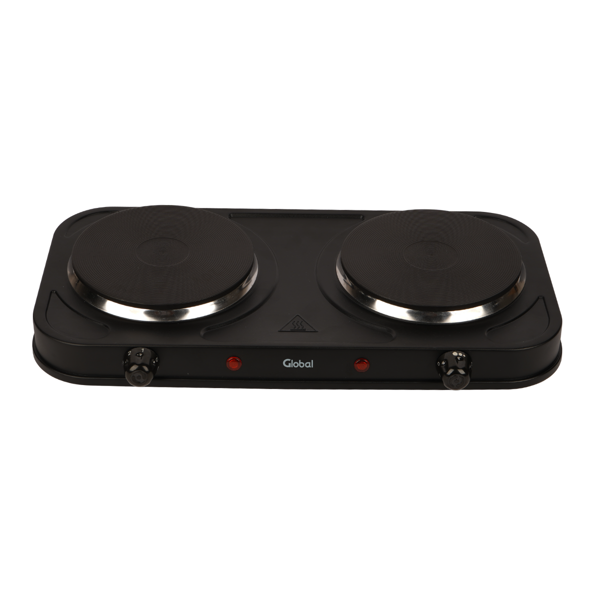 Anafe Eléctrico de Metal 2 Hornallas Potencia 1000+1000W