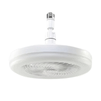 Ventilador de Techo Blanco con Luz Led Integrada 20.5W con 3 Velocidades y Control Remoto