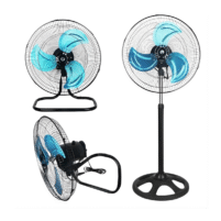 Ventilador 3 en 1 de Pie - Pared - Piso 18" - 3 Aspas Metal - 220V 50hz