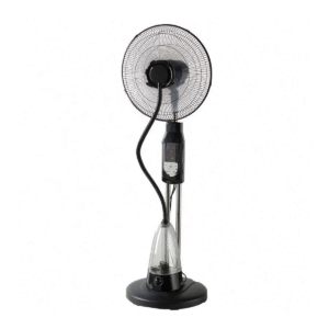 Ventilador con Rociador de Agua de Pie 16" - Tanque 4lts con  Regulación de Spray