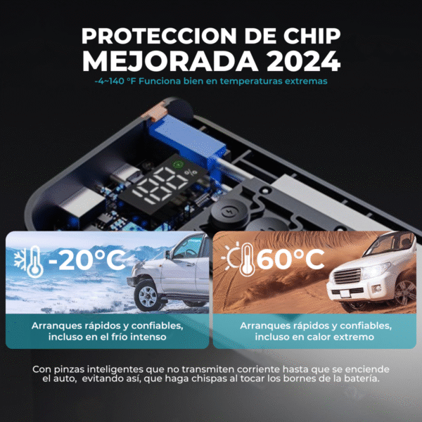 Cargador de Batería con pinzas smart EC5 12V 10000mAh - Imagen 10