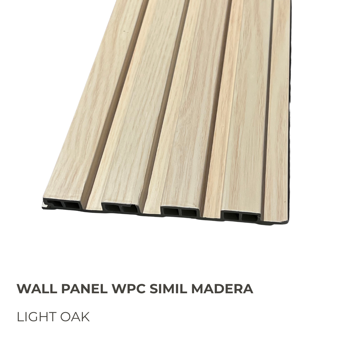 Revestimiento Wpc Panel vinílico Color Roble Claro Encastrable - Imagen 2