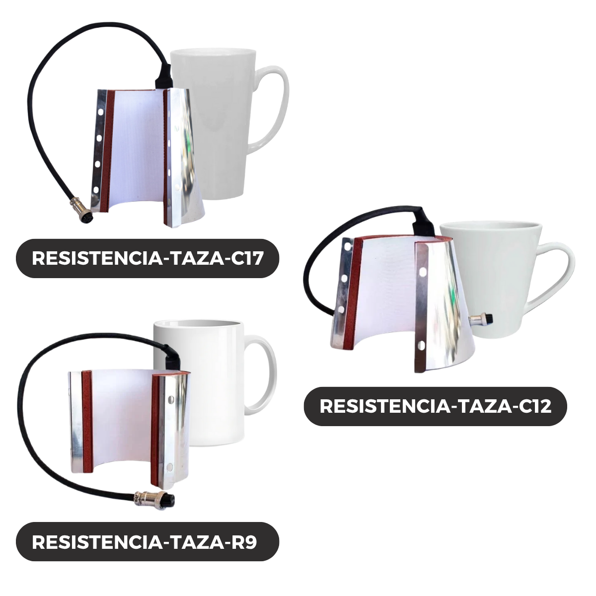 Máquina Estampadora Plancha De Sublimación Tazas 4 en 1 - Imagen 7