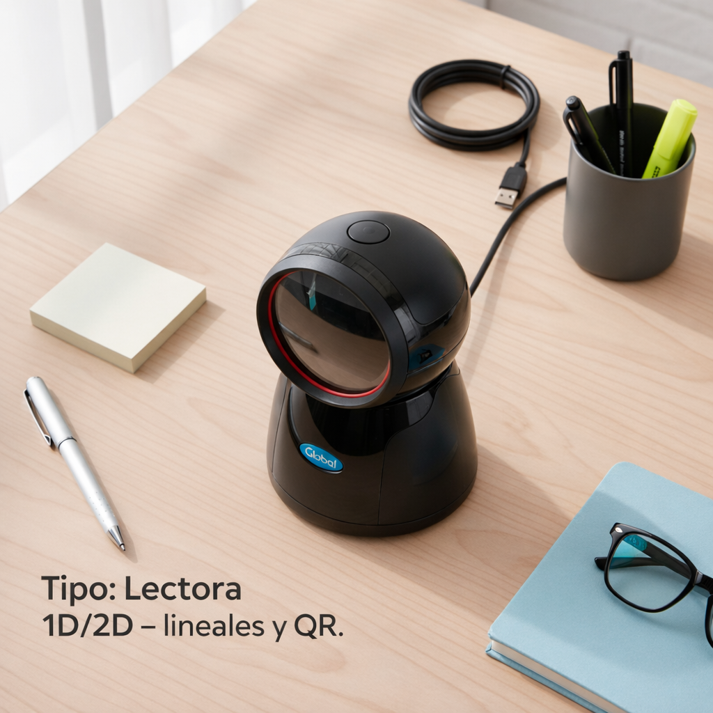 Lectora de códigos de barras 2D Lineales y QR - USB - Imagen 2