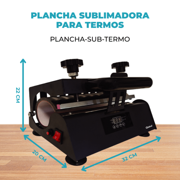 Plancha de Sublimación para Termos/Tazas + Kit para estampar de regalo - Imagen 3