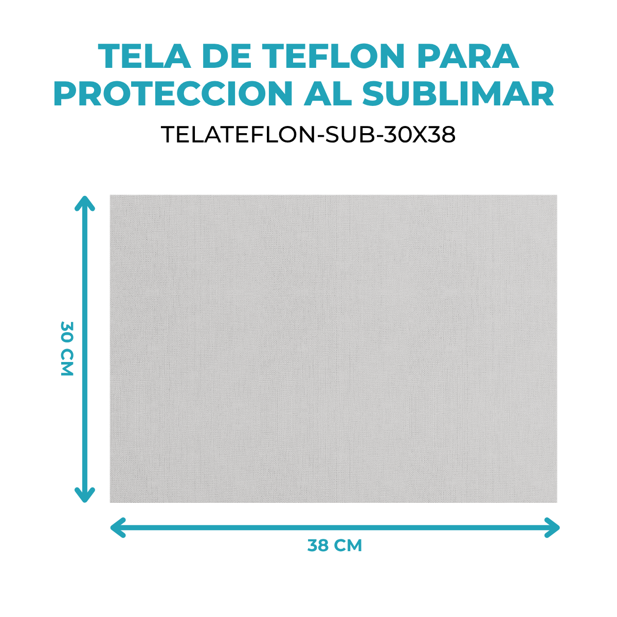 Tela Teflonada Sublimacion Sublimar Estampadora 30x38 - Imagen 3