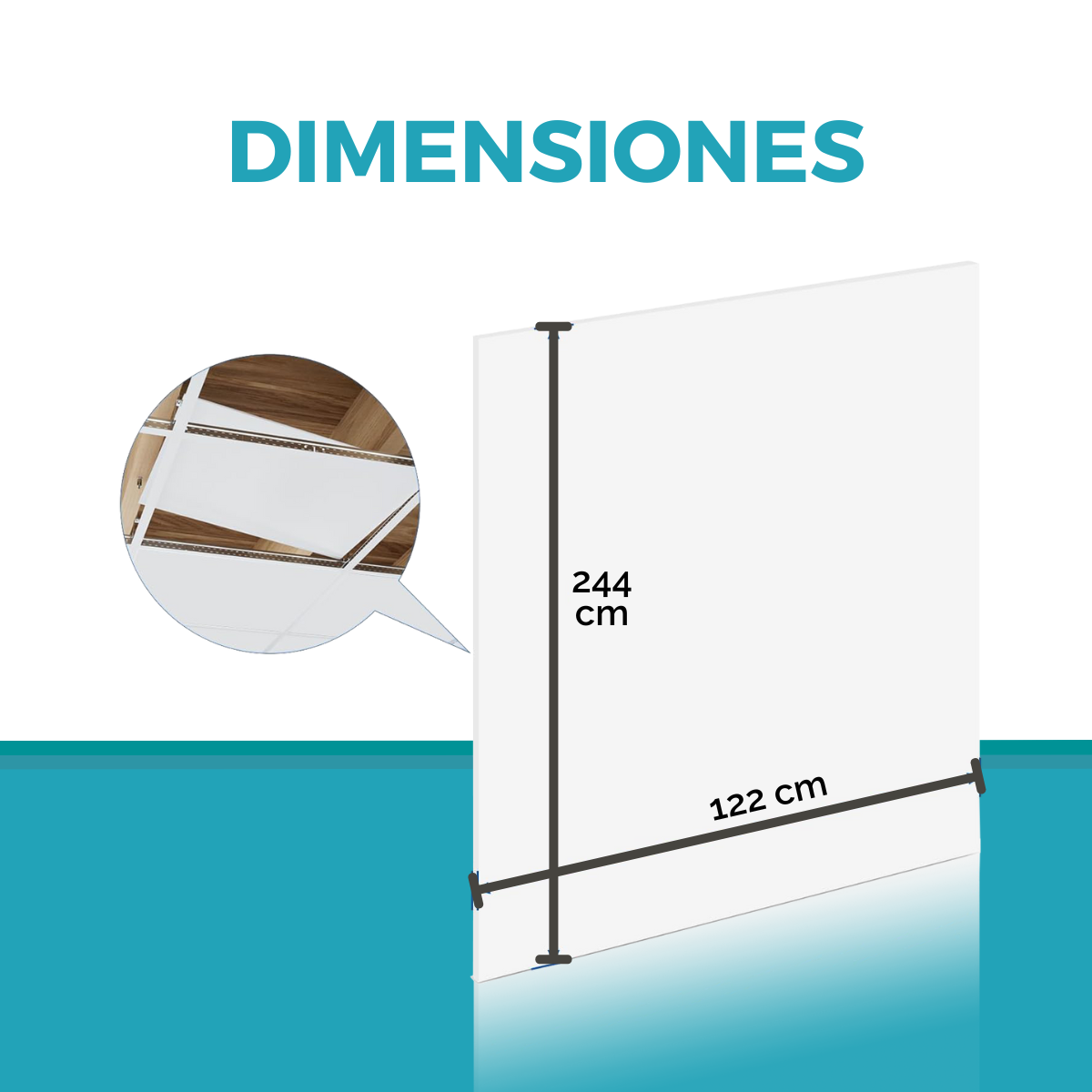Placa de PVC Espumado Blanco con Film protector y Densidad de 0,5g/cm con Tratamiento UV Rígido x Caja - Imagen 2