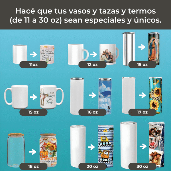 Plancha de Calor para Sublimación de Termos Tazas - Imagen 4
