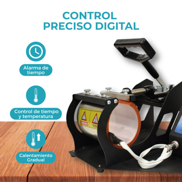 Plancha Estampadora De Tazas Incluye Kit De Regalo Para Sublimar - Imagen 4