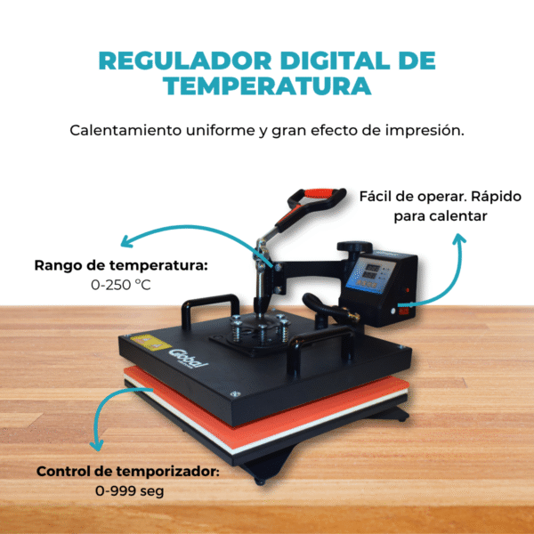 Plancha  Sublimadora 30x38 + Kit Para Estampar De Regalo - Imagen 4