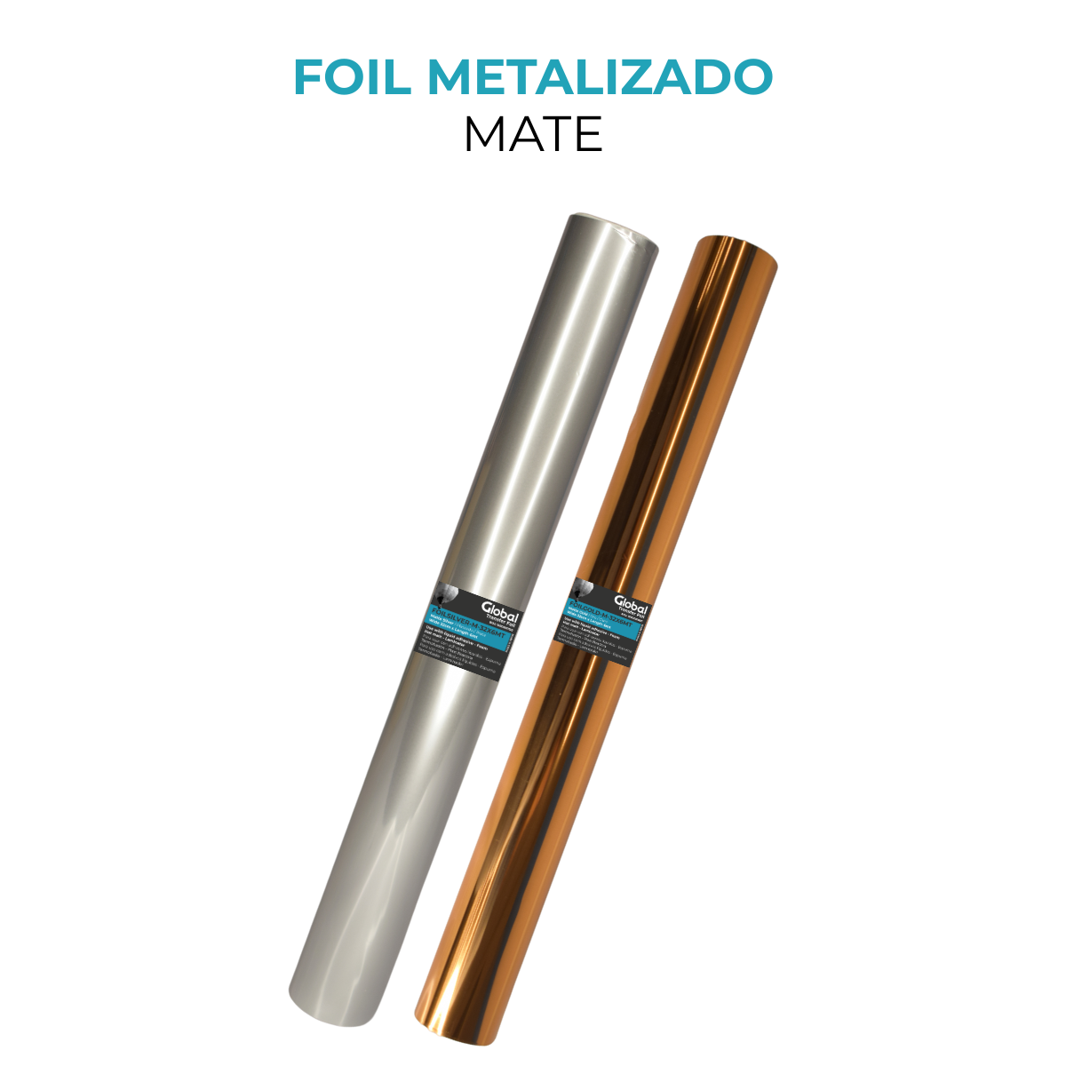 Foil Metalizado Mate 32cm X 6m - Imagen 2
