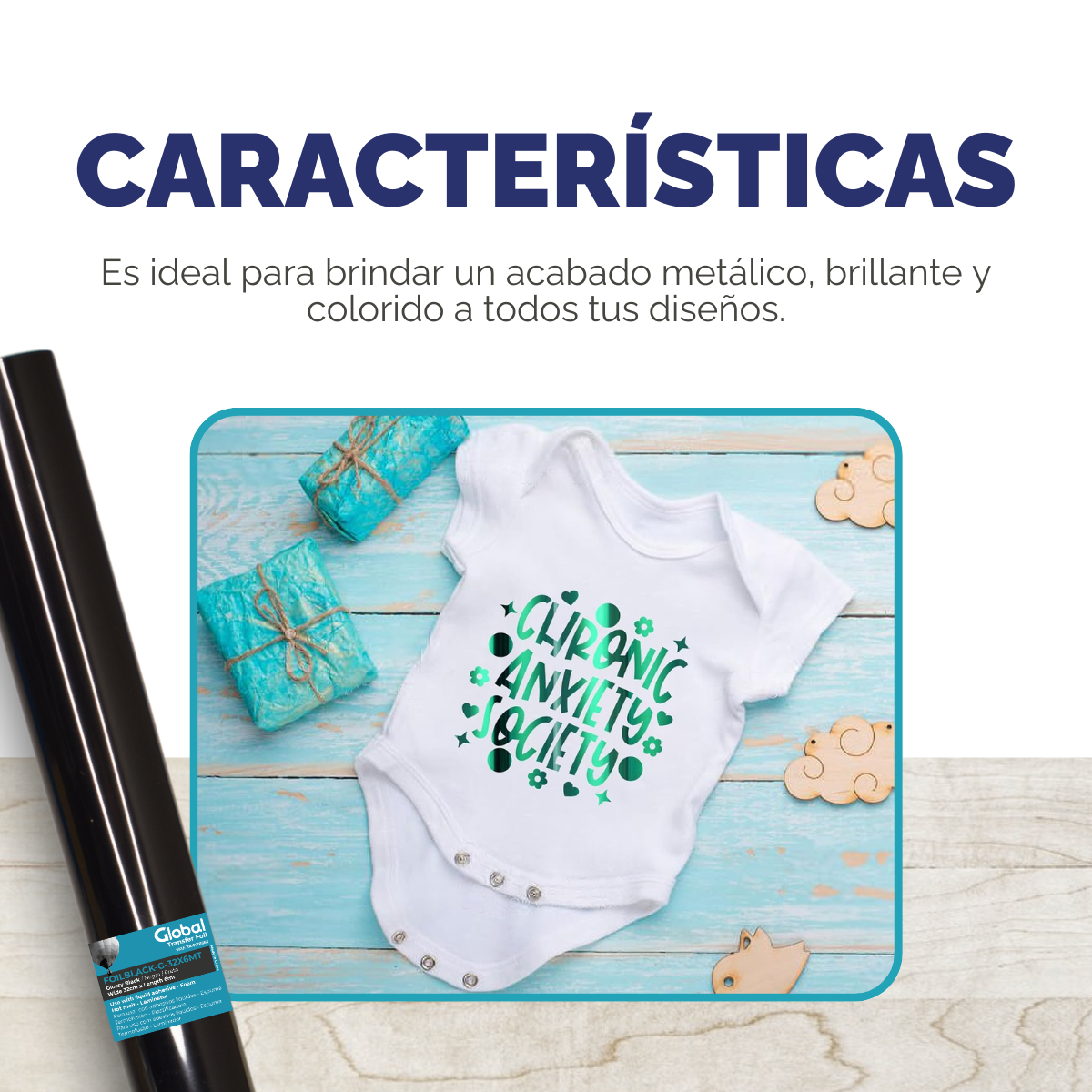 Foil Metalizado Glossy 32x6 - Imagen 6