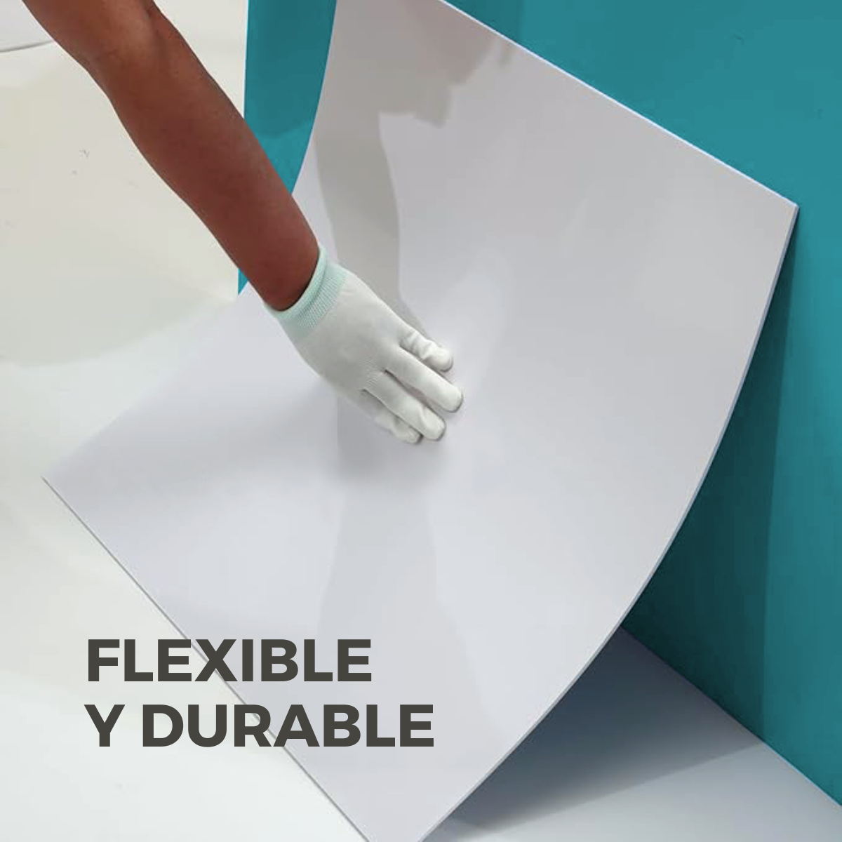 Placa de PVC Espumado Blanco con Film protector y Densidad de 0,5g/cm con Tratamiento UV Rígido x Caja - Imagen 3