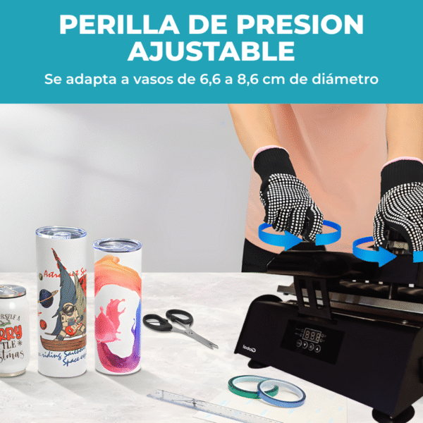 Plancha de Calor para Sublimación de Termos Tazas - Imagen 6