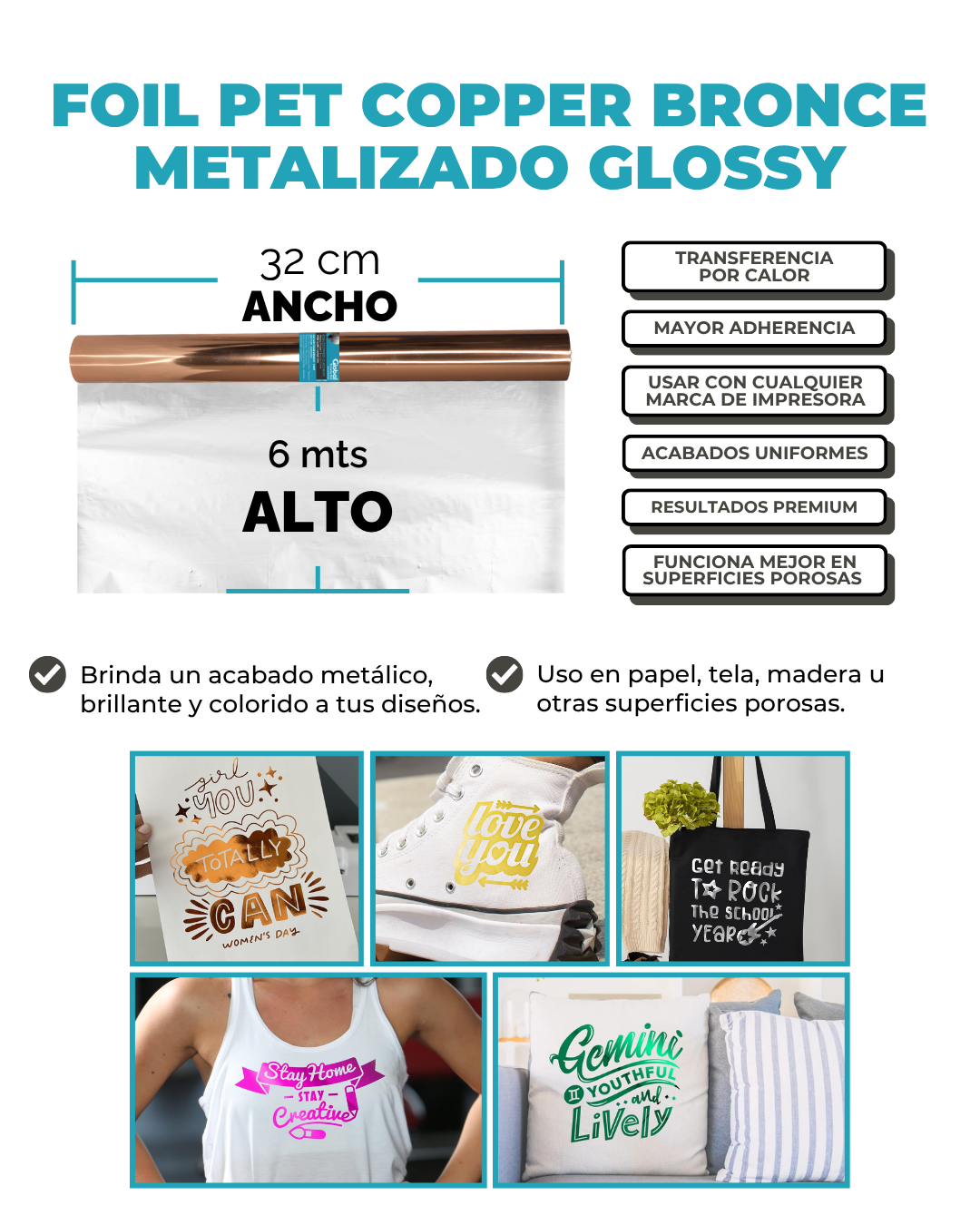 Combo de Impresión : Impresora WiFi + Laminadora + Resma A4 + Foil Metalizado - Imagen 6