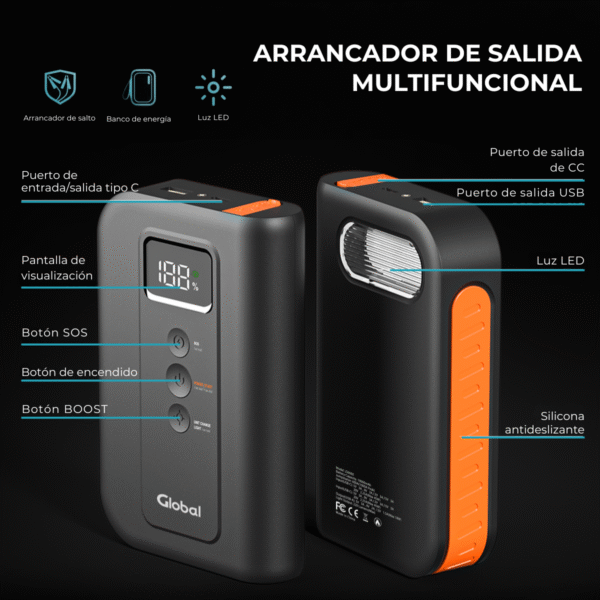 Cargador de Batería con pinzas smart EC5 12V 10000mAh - Imagen 7