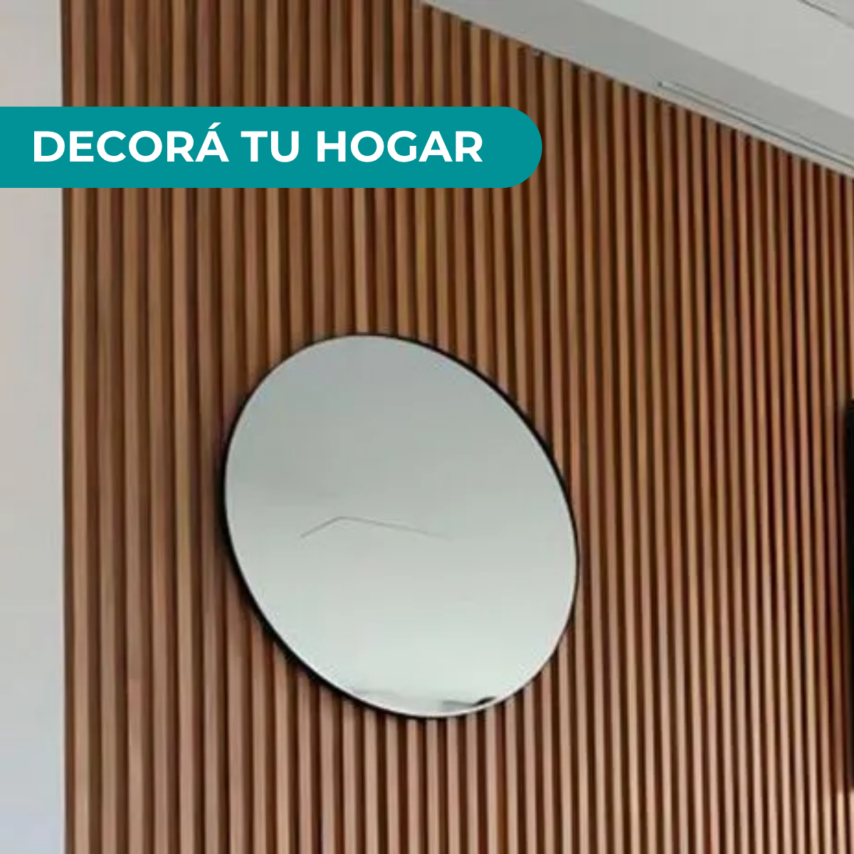 Revestimiento Wpc Panel vinílico Encastrable Color Teca - Imagen 9