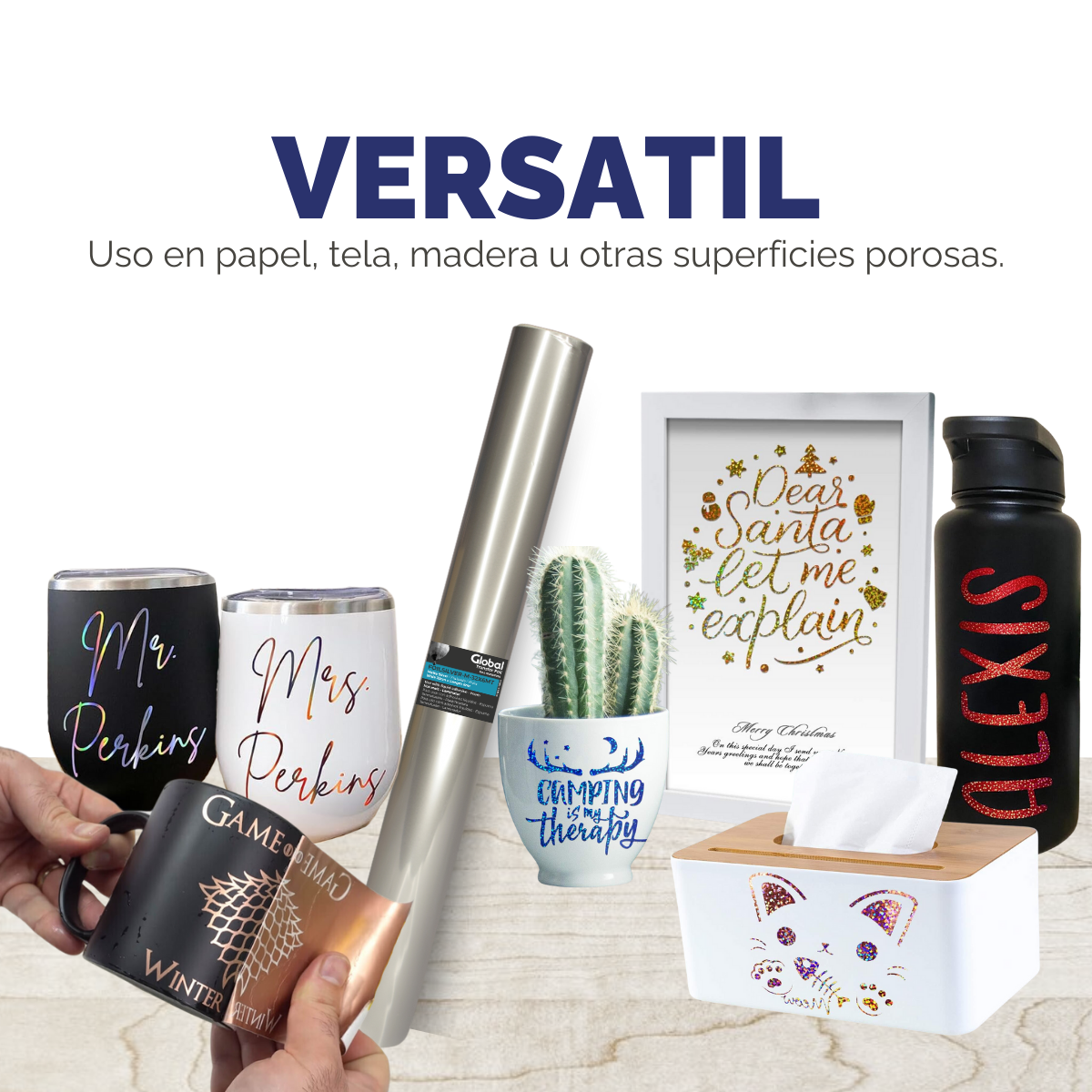 Foil Metalizado Mate 32cm X 6m - Imagen 9