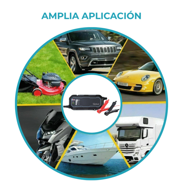 Cargador de Bateria con Pinzas Bateria 8000Mah - Imagen 2