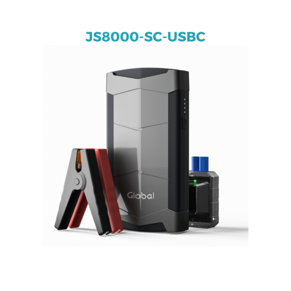 Cargador de batería 12V con pinzas Smart EC5 y entrada USB C - Imagen 2