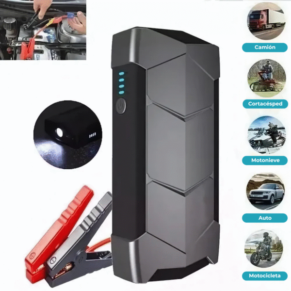 Cargador de batería 12V con pinzas Smart EC5 y entrada USB C - Imagen 4
