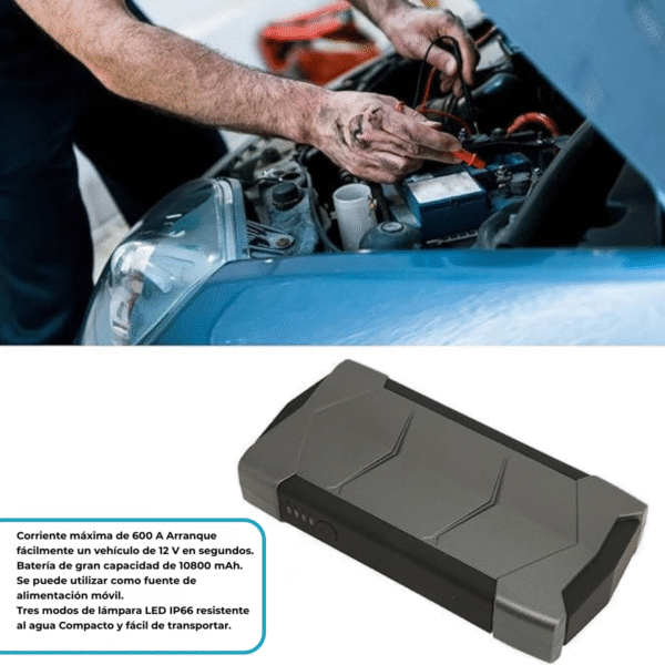 Cargador de batería 12V con pinzas Smart EC5 y entrada USB C - Imagen 6