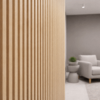 Revestimiento De Pared Wall Panel Wpc Simil Madera Roble Natural Claro Interior Caja x 18 Listones