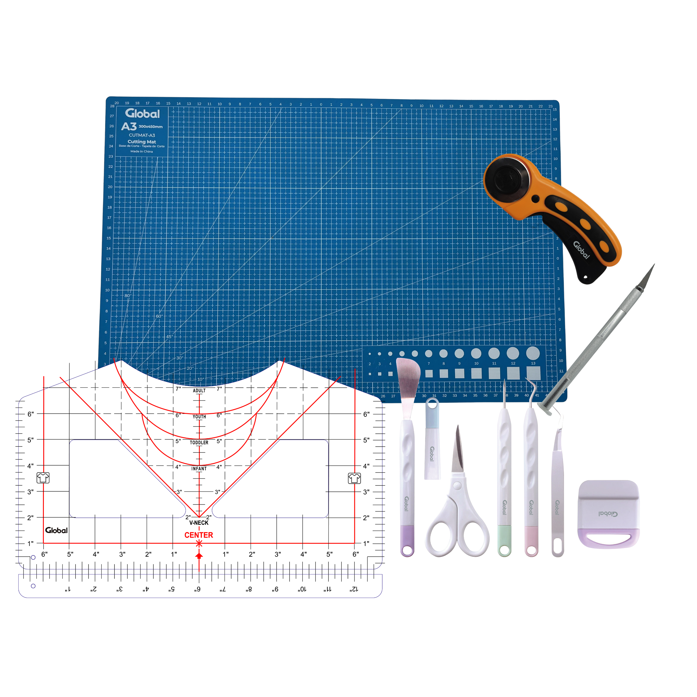 Kit De 5 Herramientas Para Corte y Manualidades