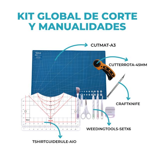 Kit De 5 Herramientas Para Corte y Manualidades