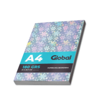 Papel Holográfico A4 Autoadhesivo 180 Grs - Efecto Copos de Nieve - Resma de 100 hojas